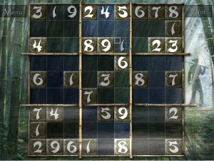 Zen of Sudoku gameplay.