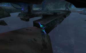 Screenshot of Blackfathom Deep's jumps discussed in today's World of Warcraft Dungeon Mobility Guides.