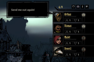 Short goes over the accessibility options for Darkest Dungeon including the "Bark" option. Characters seen "barking" in opposition to their duties.