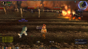 Short explains why she love the World of Warcraft Ironman Challenge! Seen is her hunter out questing.