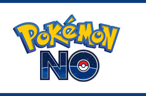 Short speaks on why she believes Pokemon GO is a good, but bad thing for accessibility. Seen is the Pokemon GO logo, but instead its Pokemon NO