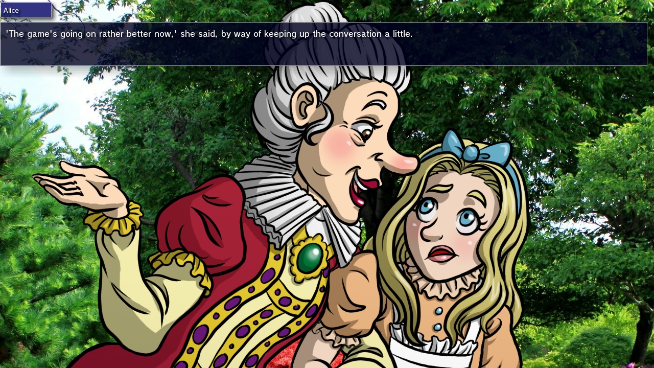 Short talks on the accessibility features present in the Wii U game Alice in Wonderland. Seen is the a clip from the game featuring Alice and her mother talking.