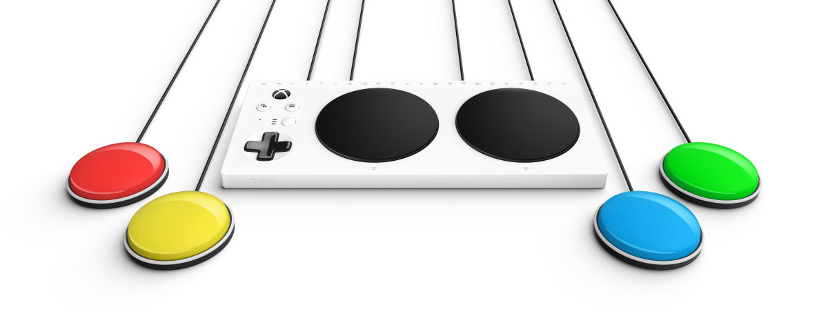 Image shows Microsoft's Xbox Adaptive Controller input specifications for Do-It-Yourselfers!