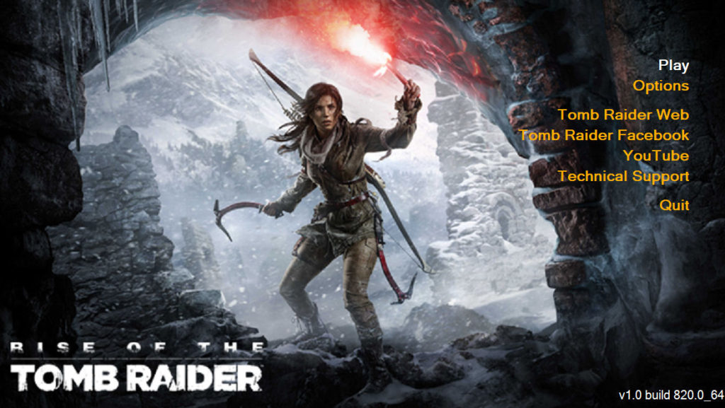 Image shows the main cover art for Crystal Dynamics' game Rise of the Tomb Raider in today's Options for Accessibility.