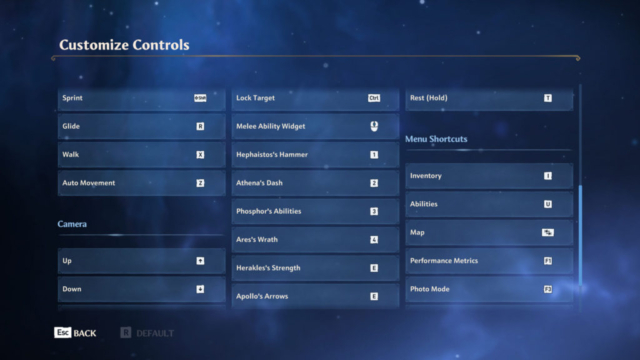Here we have the multiple accessibility options for Immortals Fenyx Rising such as its customize controls settings in today's Options for Accessibility!